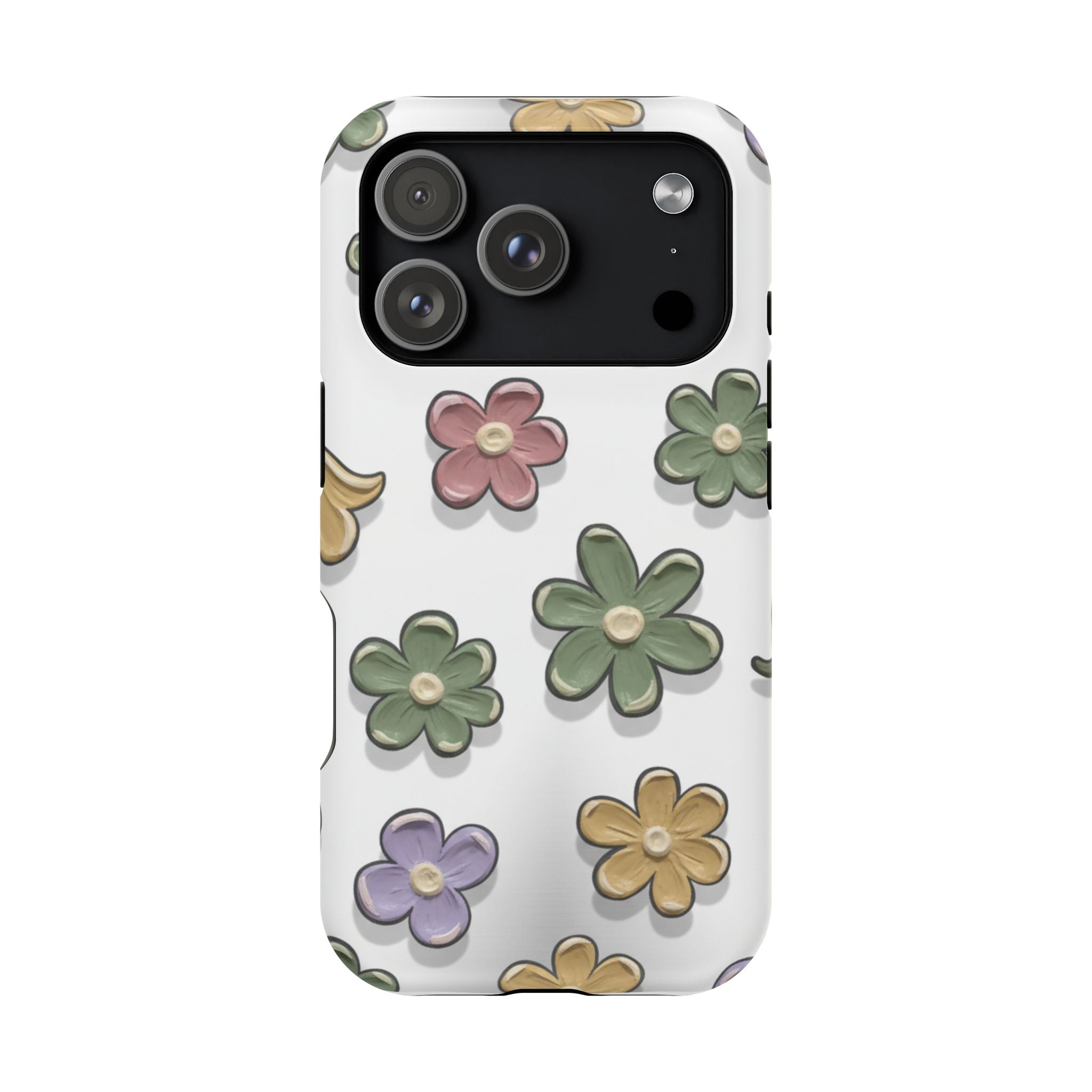 Magnetic Case — Whimsical Pastel Wildflower Design