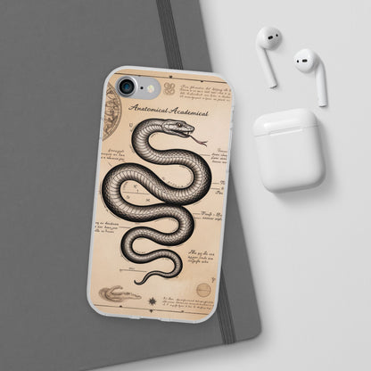 Flexi Cases - Dark Academia Snake & Celestial Map Collage Phone Cover