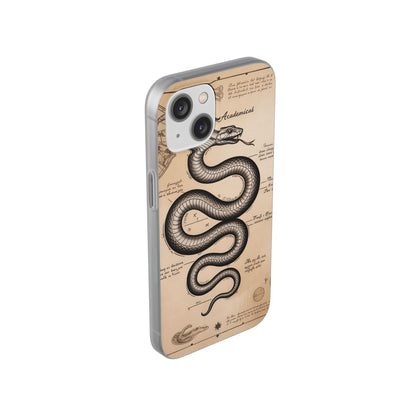 Flexi Cases - Dark Academia Snake & Celestial Map Collage Phone Cover