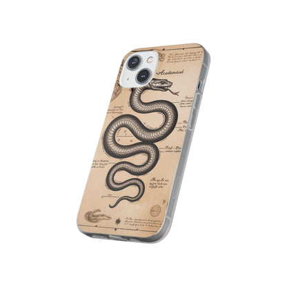 Flexi Cases - Dark Academia Snake & Celestial Map Collage Phone Cover