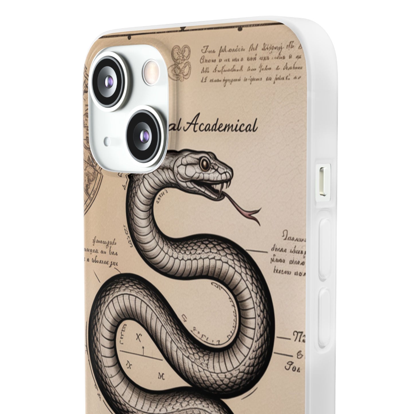 Flexi Cases - Dark Academia Snake & Celestial Map Collage Phone Cover