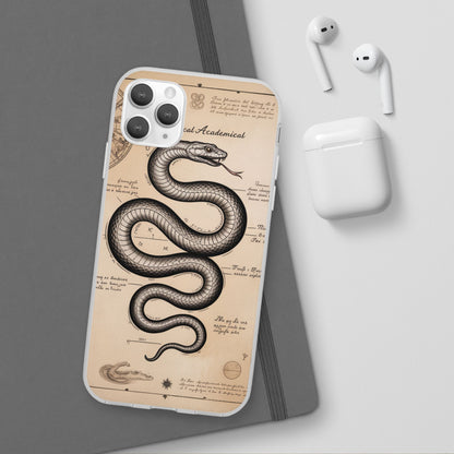 Flexi Cases - Dark Academia Snake & Celestial Map Collage Phone Cover