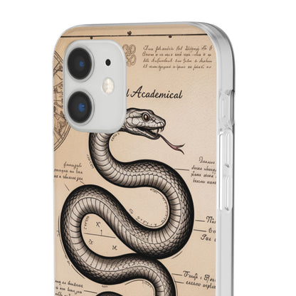Flexi Cases - Dark Academia Snake & Celestial Map Collage Phone Cover
