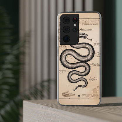 Flexi Cases - Dark Academia Snake & Celestial Map Collage Phone Cover