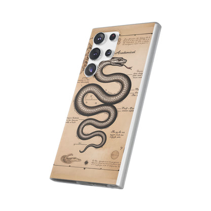 Flexi Cases - Dark Academia Snake & Celestial Map Collage Phone Cover
