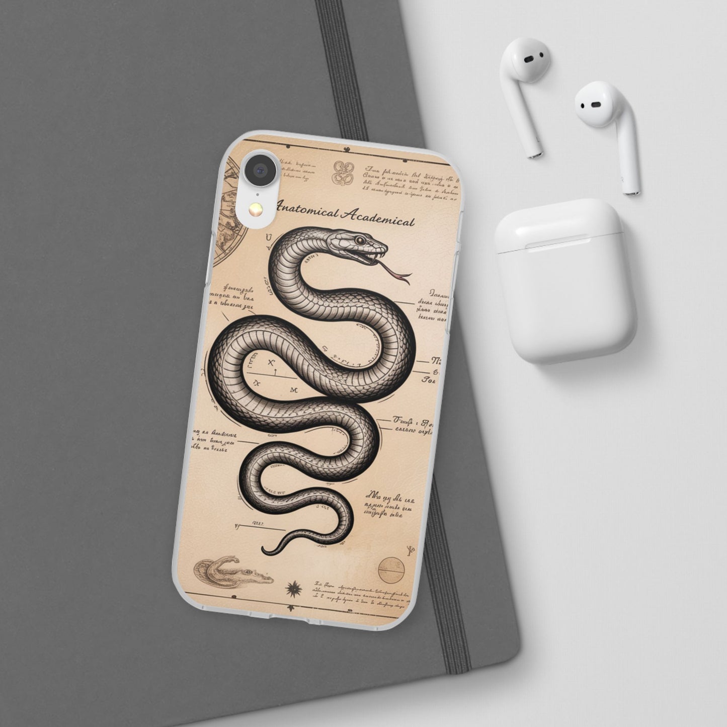 Flexi Cases - Dark Academia Snake & Celestial Map Collage Phone Cover