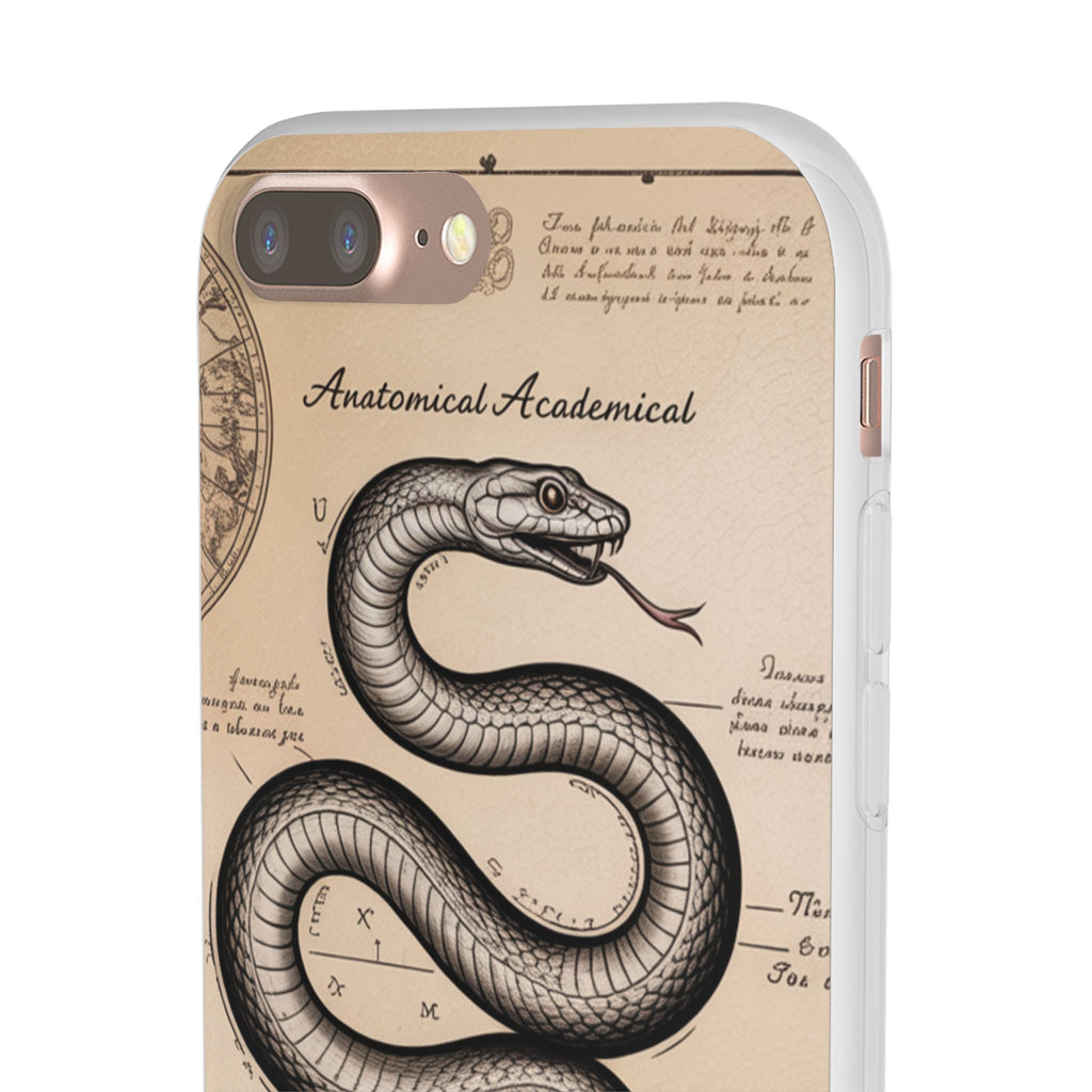 Flexi Cases - Dark Academia Snake & Celestial Map Collage Phone Cover