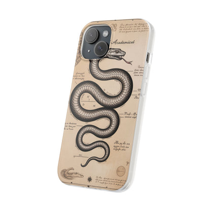 Flexi Cases - Dark Academia Snake & Celestial Map Collage Phone Cover