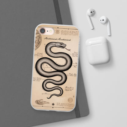 Flexi Cases - Dark Academia Snake & Celestial Map Collage Phone Cover