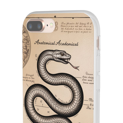 Flexi Cases - Dark Academia Snake & Celestial Map Collage Phone Cover