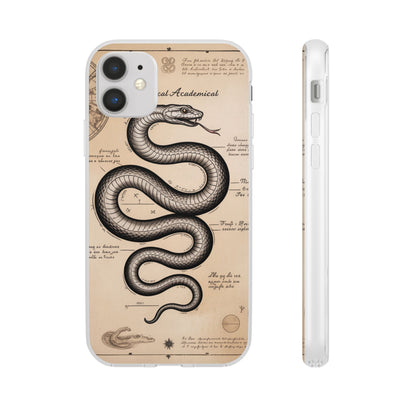 Flexi Cases - Dark Academia Snake & Celestial Map Collage Phone Cover