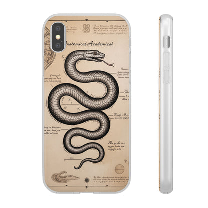 Flexi Cases - Dark Academia Snake & Celestial Map Collage Phone Cover