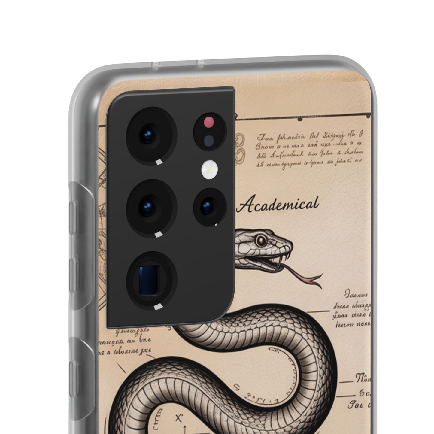 Flexi Cases - Dark Academia Snake & Celestial Map Collage Phone Cover
