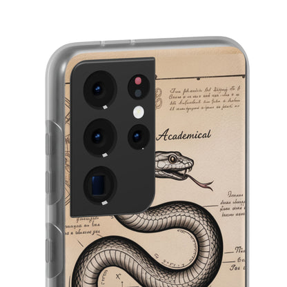 Flexi Cases - Dark Academia Snake & Celestial Map Collage Phone Cover
