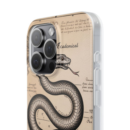 Flexi Cases - Dark Academia Snake & Celestial Map Collage Phone Cover