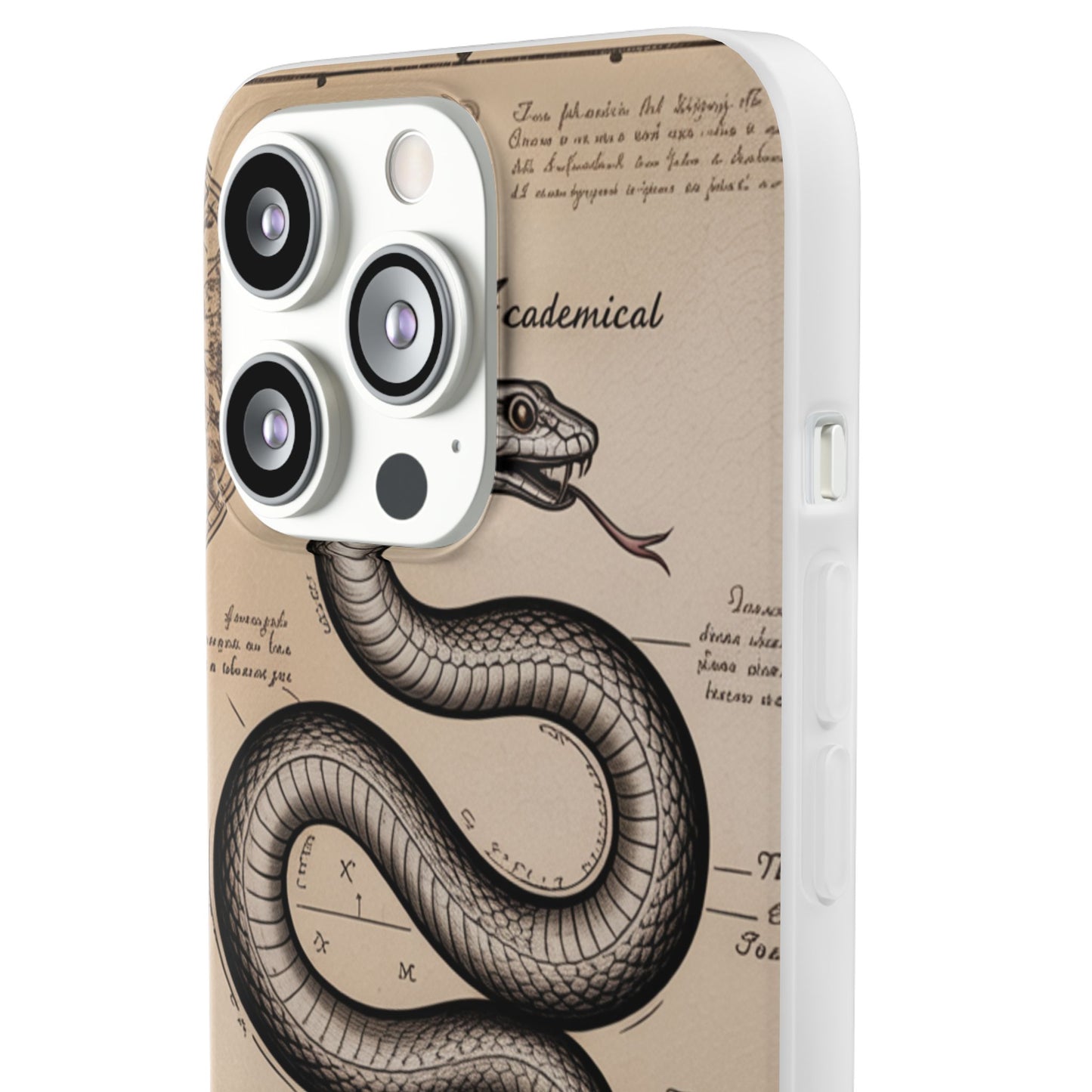 Flexi Cases - Dark Academia Snake & Celestial Map Collage Phone Cover