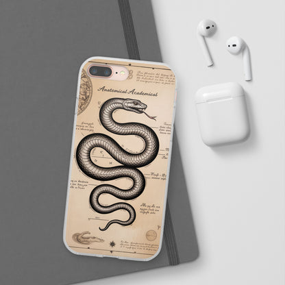 Flexi Cases - Dark Academia Snake & Celestial Map Collage Phone Cover