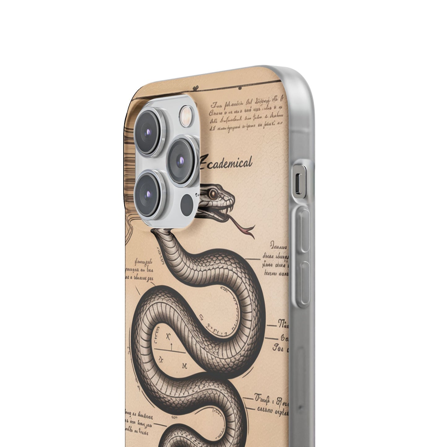 Flexi Cases - Dark Academia Snake & Celestial Map Collage Phone Cover