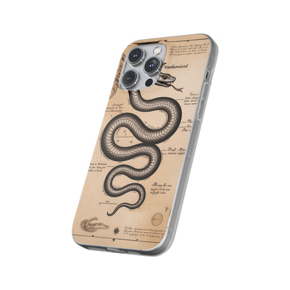 Flexi Cases - Dark Academia Snake & Celestial Map Collage Phone Cover