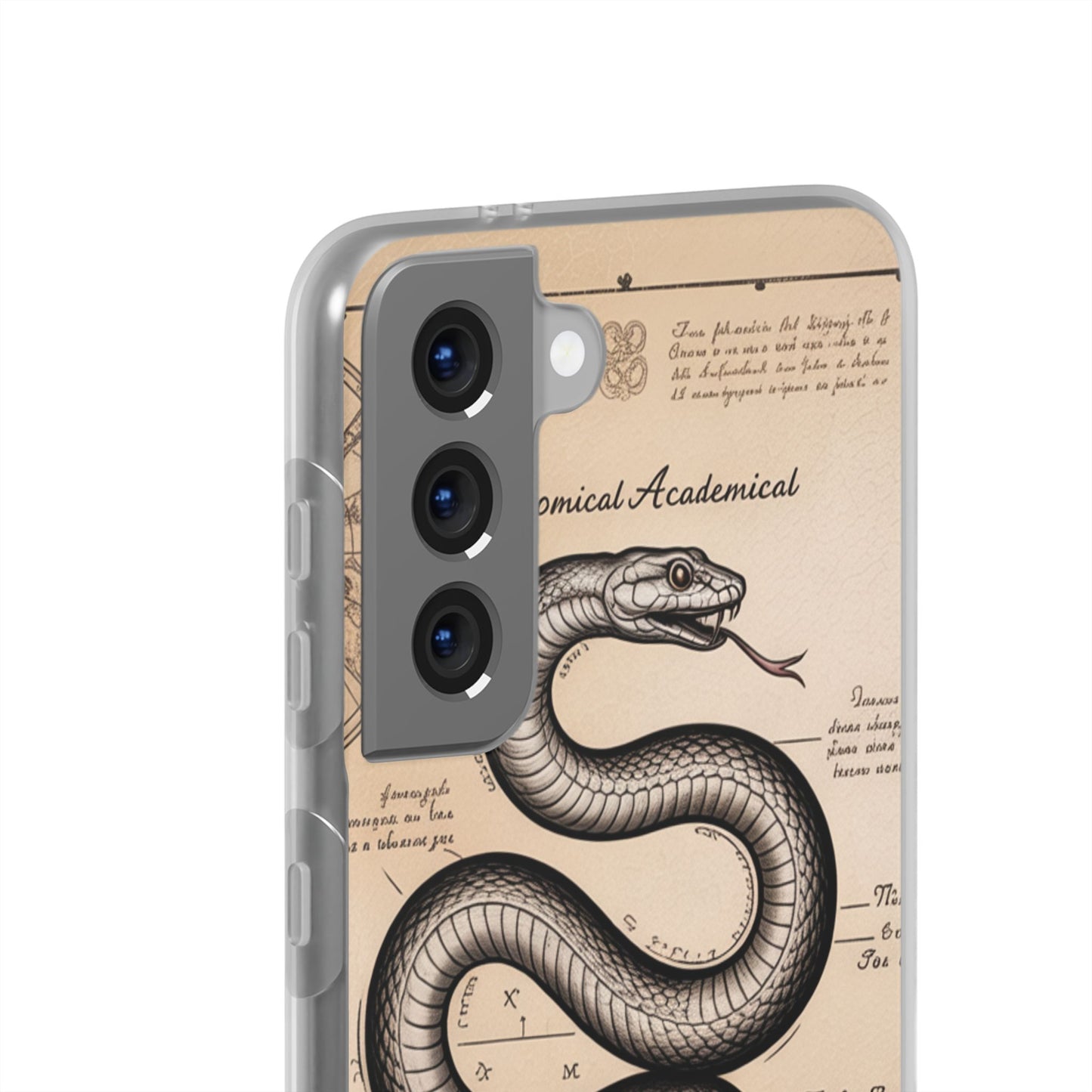 Flexi Cases - Dark Academia Snake & Celestial Map Collage Phone Cover
