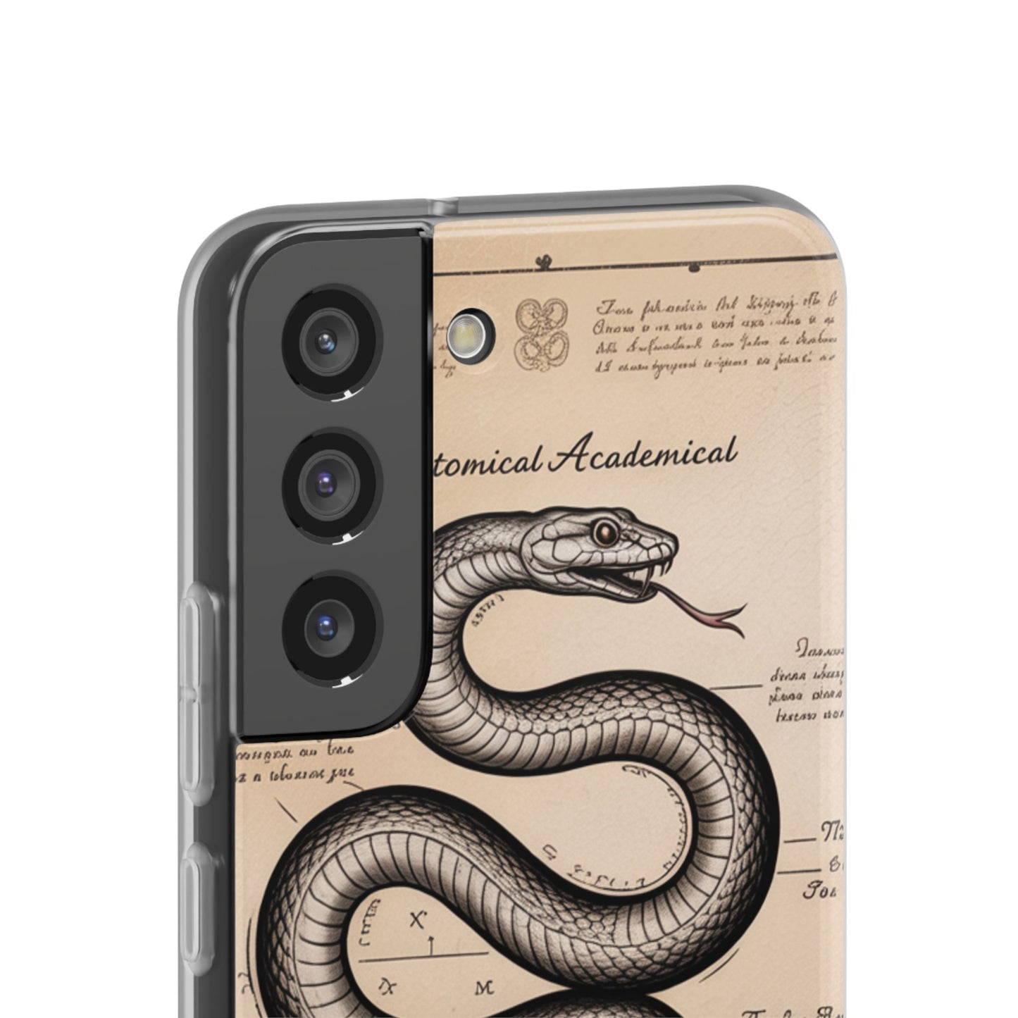 Flexi Cases - Dark Academia Snake & Celestial Map Collage Phone Cover