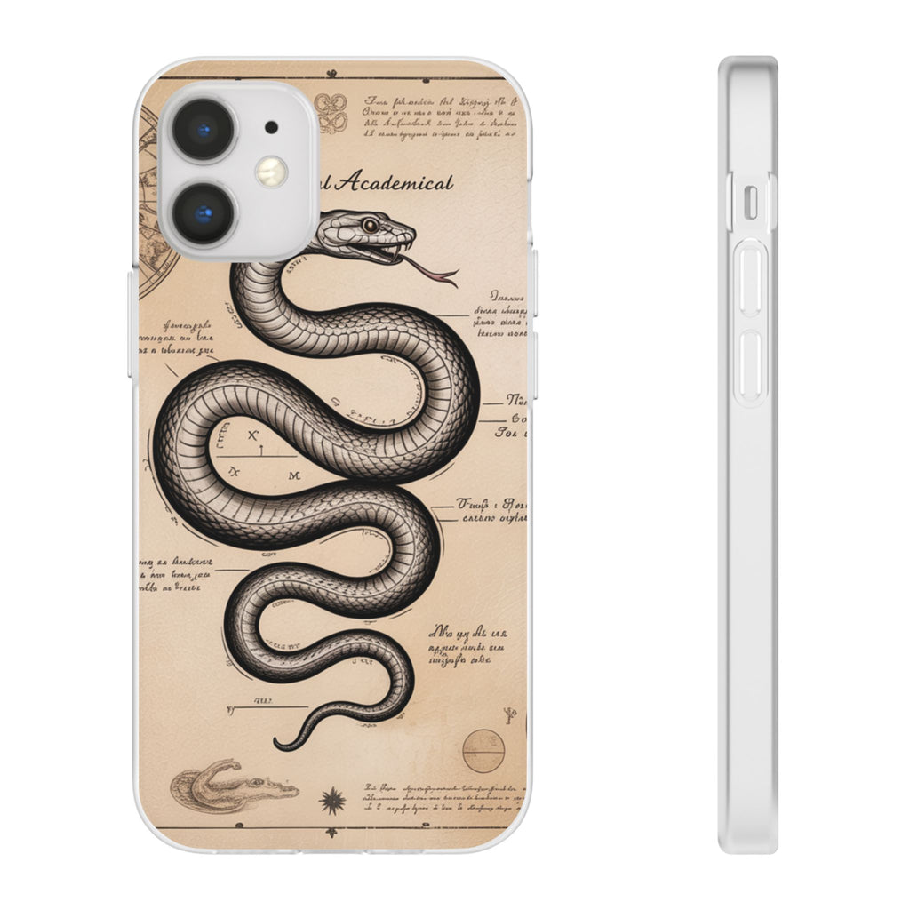 Flexi Cases - Dark Academia Snake & Celestial Map Collage Phone Cover