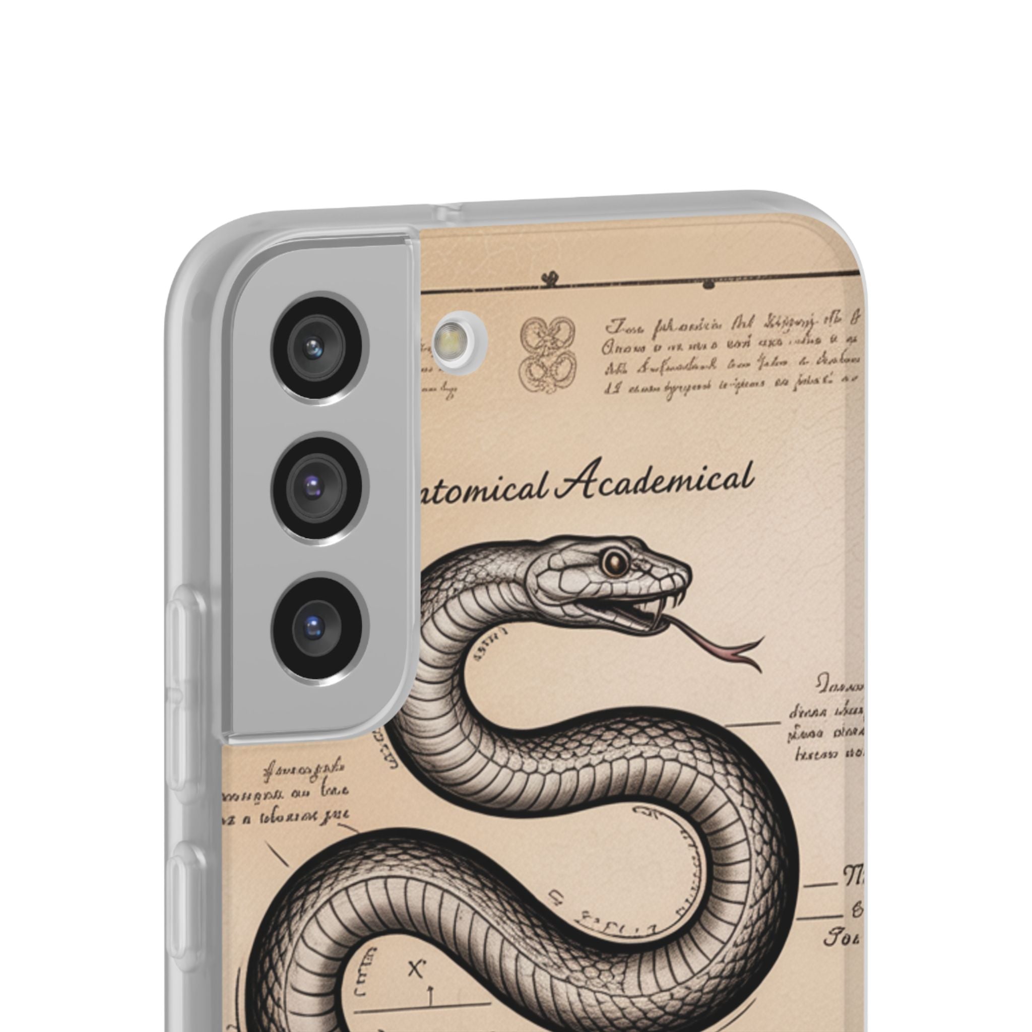 Flexi Cases - Dark Academia Snake & Celestial Map Collage Phone Cover