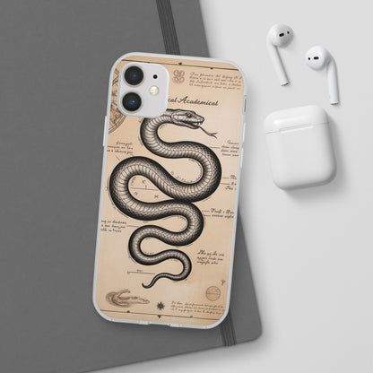 Flexi Cases - Dark Academia Snake & Celestial Map Collage Phone Cover