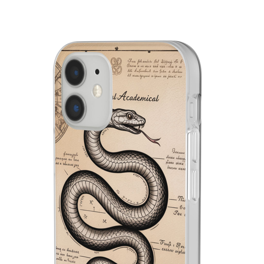 Flexi Cases - Dark Academia Snake & Celestial Map Collage Phone Cover