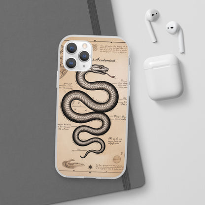 Flexi Cases - Dark Academia Snake & Celestial Map Collage Phone Cover