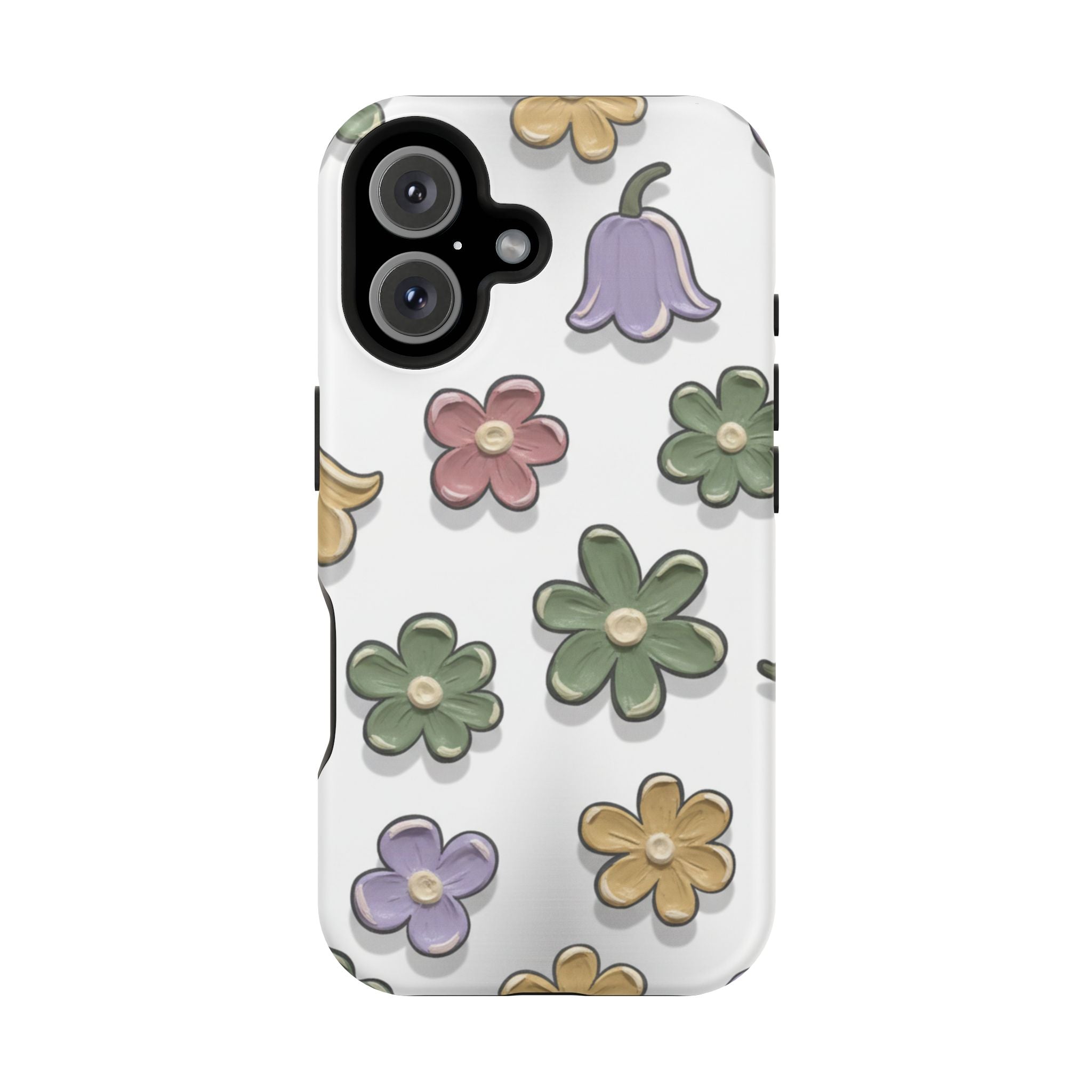 Magnetic Case — Whimsical Pastel Wildflower Design
