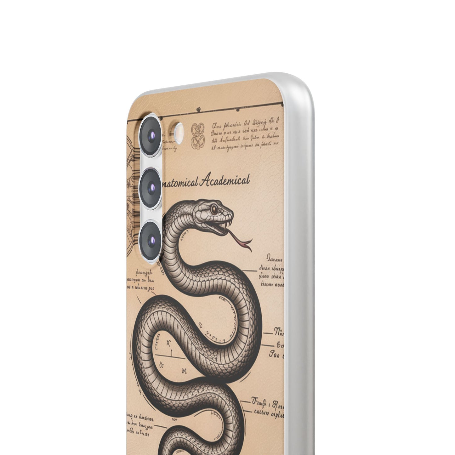 Flexi Cases - Dark Academia Snake & Celestial Map Collage Phone Cover