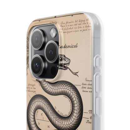 Flexi Cases - Dark Academia Snake & Celestial Map Collage Phone Cover