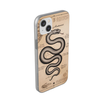 Flexi Cases - Dark Academia Snake & Celestial Map Collage Phone Cover