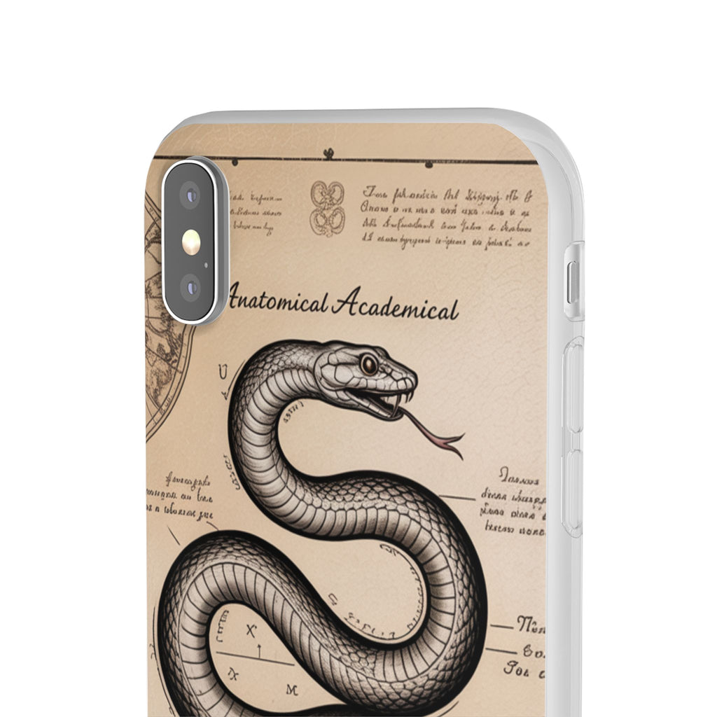 Flexi Cases - Dark Academia Snake & Celestial Map Collage Phone Cover