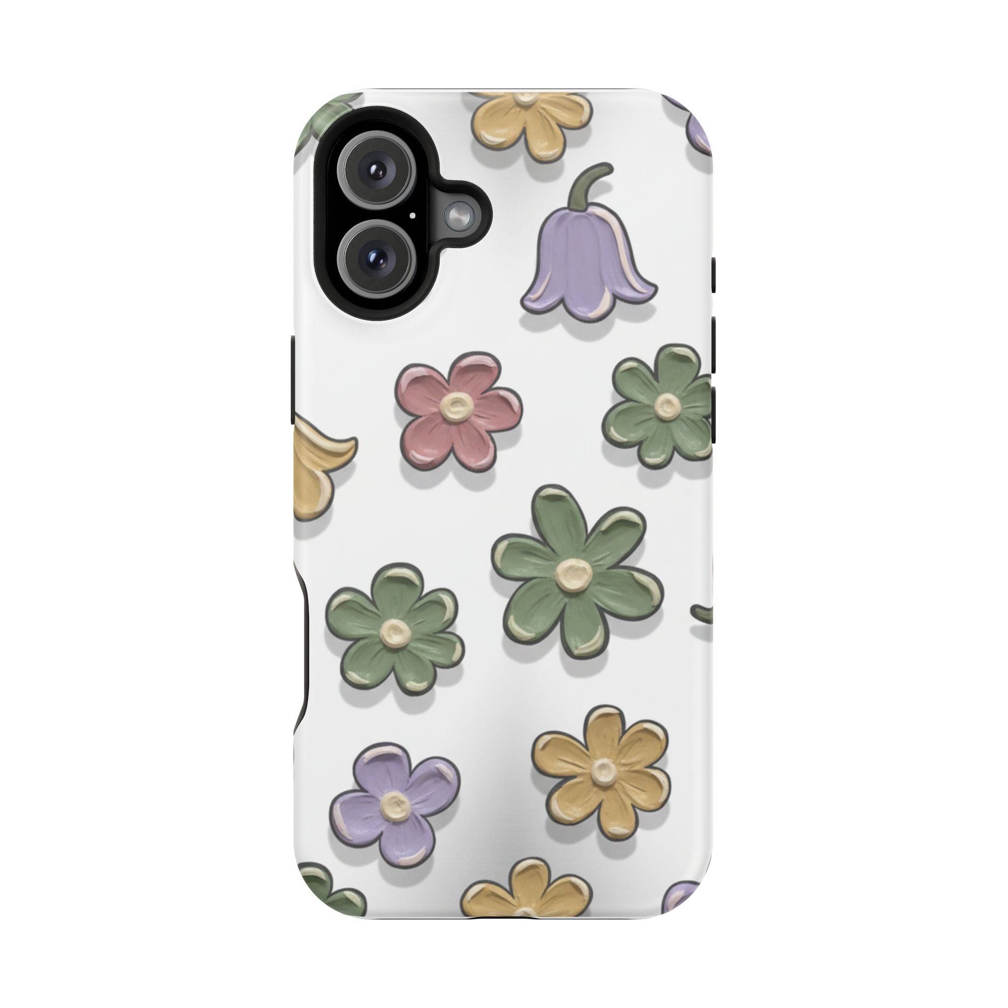 Magnetic Case — Whimsical Pastel Wildflower Design