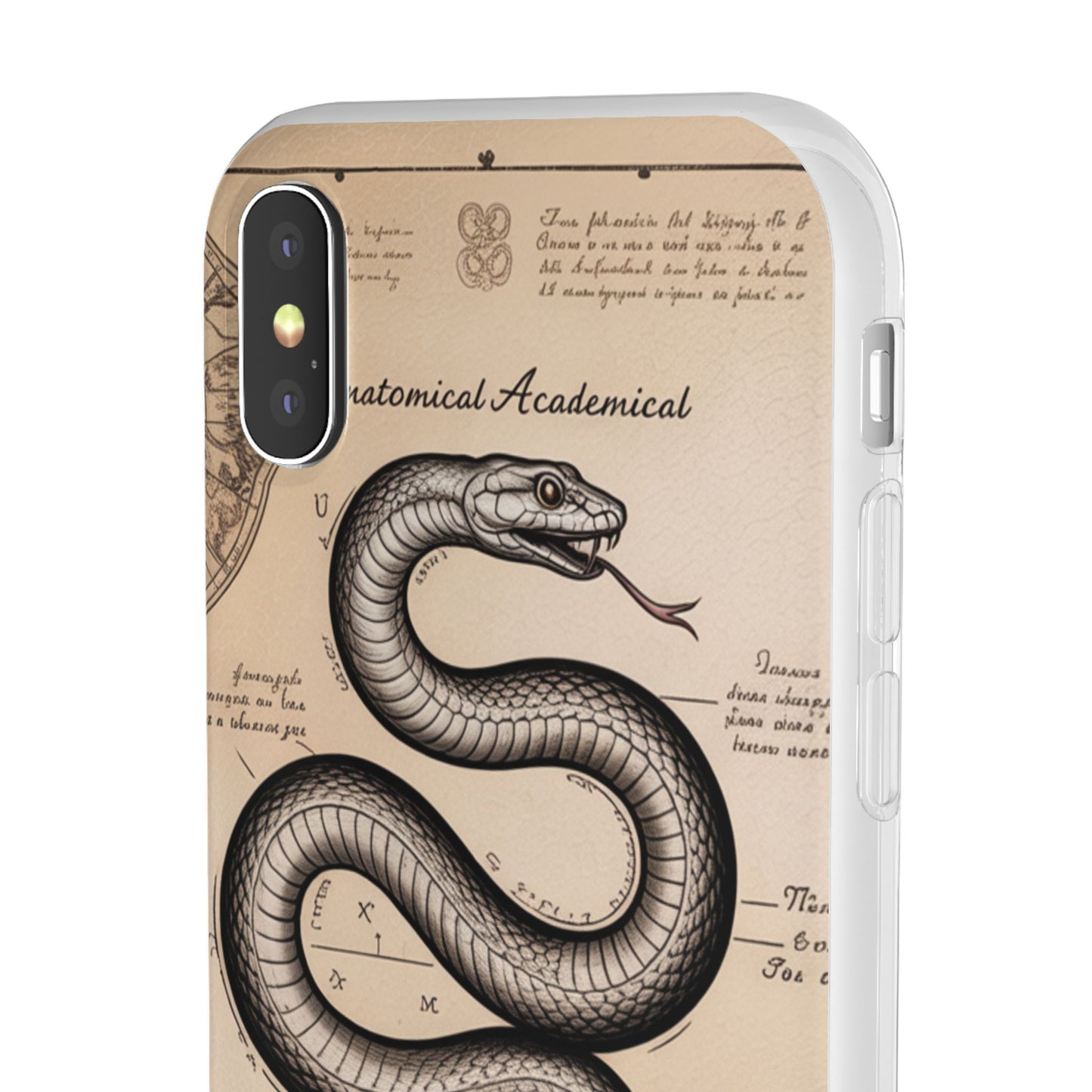 Flexi Cases - Dark Academia Snake & Celestial Map Collage Phone Cover