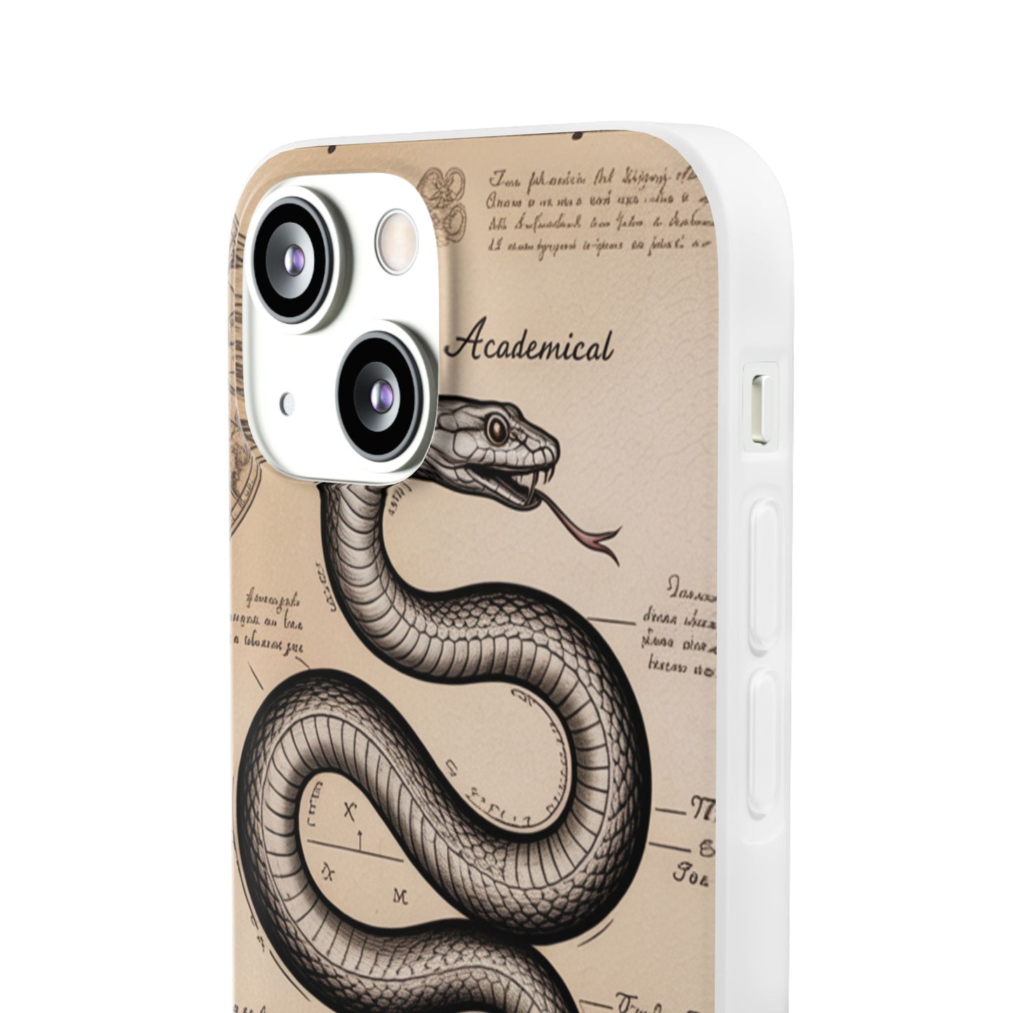 Flexi Cases - Dark Academia Snake & Celestial Map Collage Phone Cover