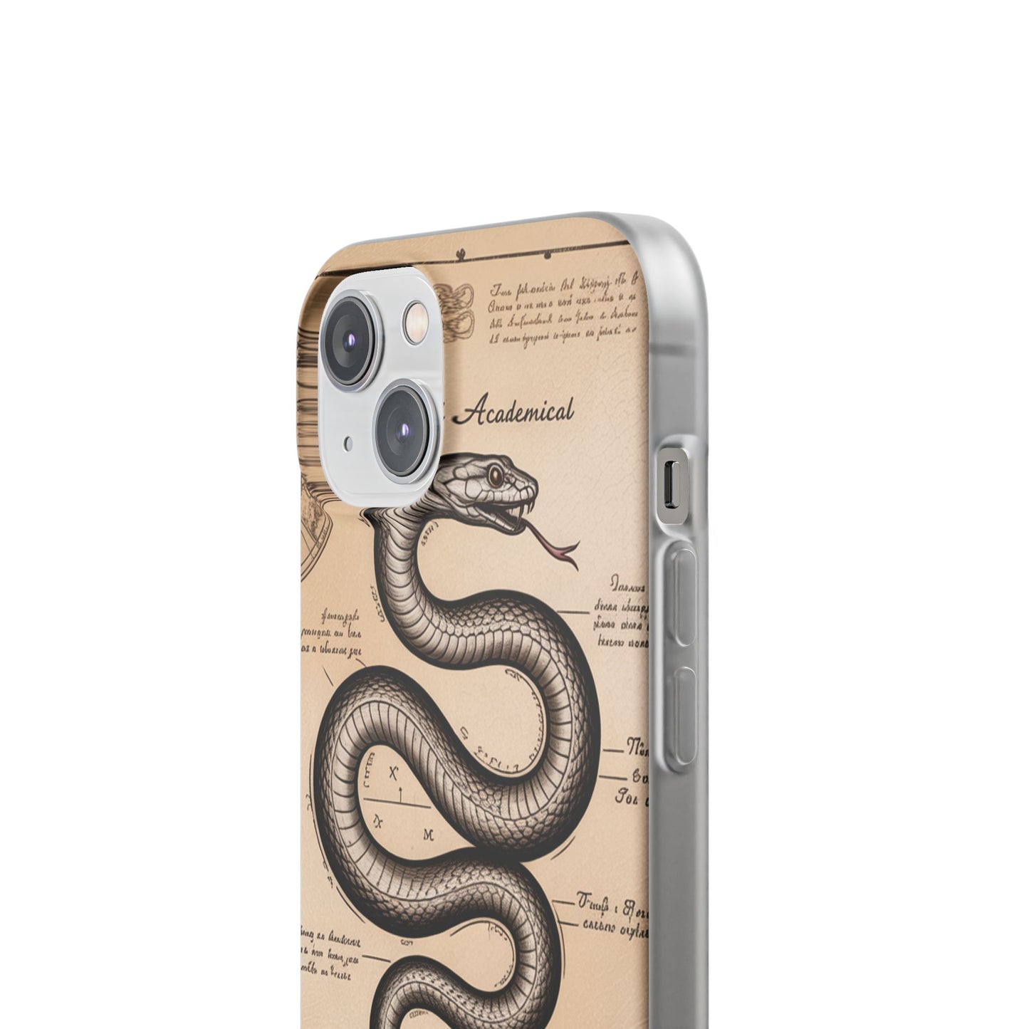 Flexi Cases - Dark Academia Snake & Celestial Map Collage Phone Cover