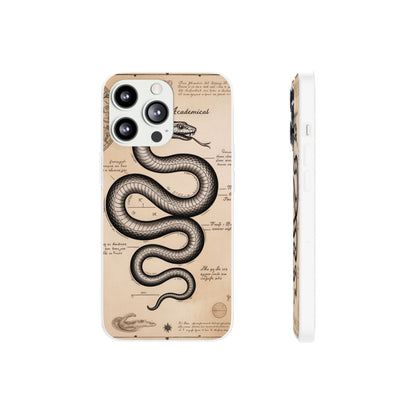 Flexi Cases - Dark Academia Snake & Celestial Map Collage Phone Cover
