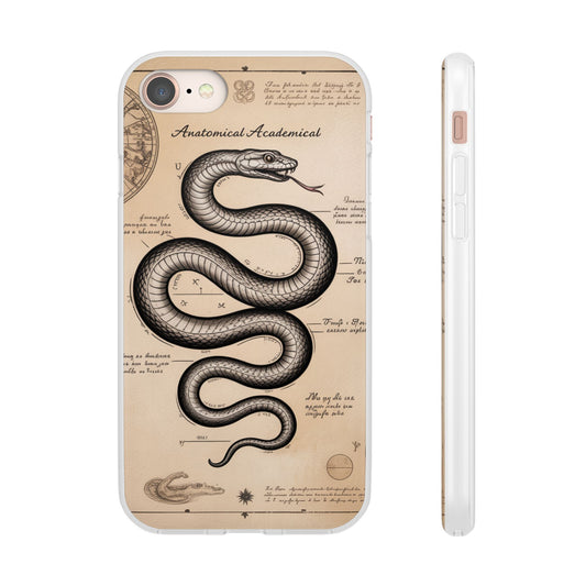 Flexi Cases - Dark Academia Snake & Celestial Map Collage Phone Cover