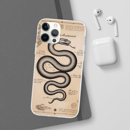 Flexi Cases - Dark Academia Snake & Celestial Map Collage Phone Cover