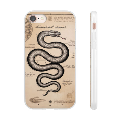 Flexi Cases - Dark Academia Snake & Celestial Map Collage Phone Cover