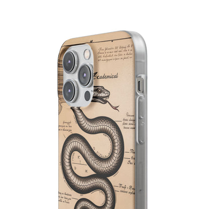 Flexi Cases - Dark Academia Snake & Celestial Map Collage Phone Cover