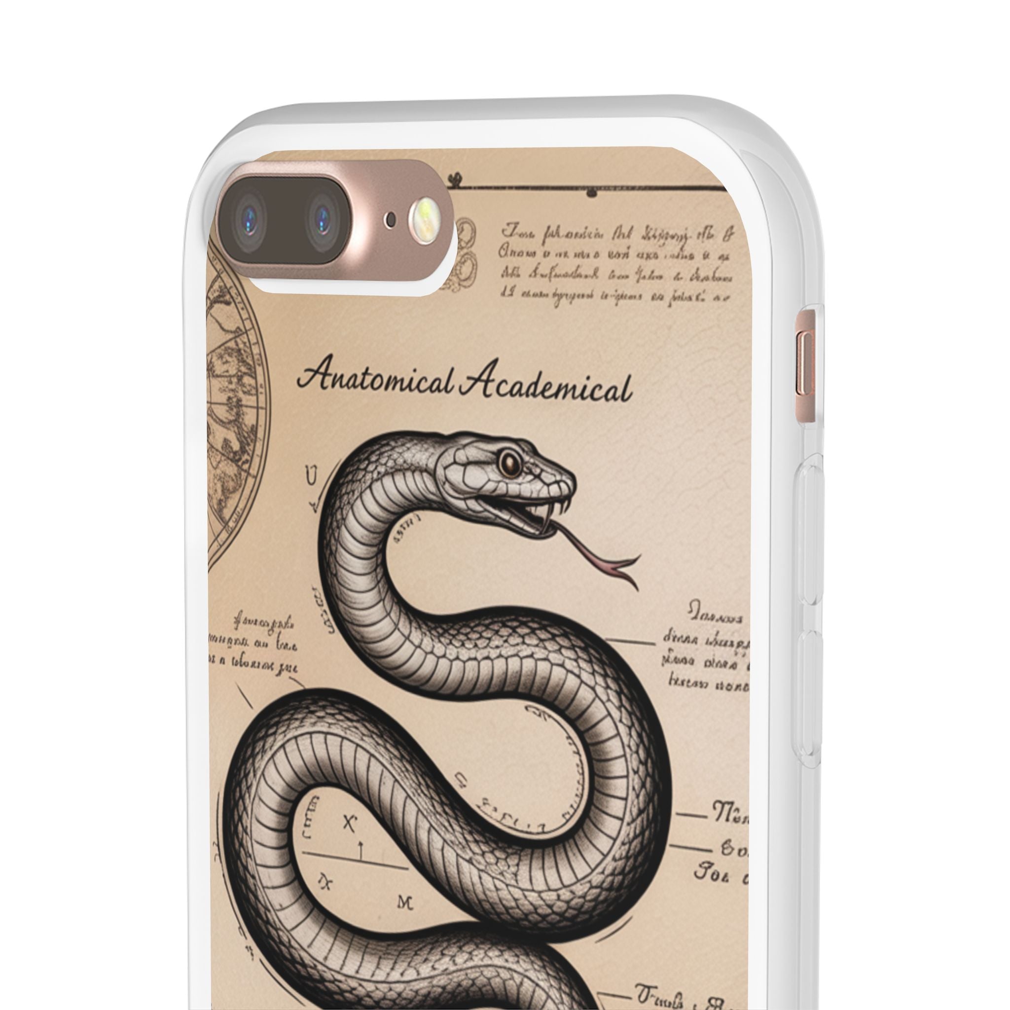 Flexi Cases - Dark Academia Snake & Celestial Map Collage Phone Cover