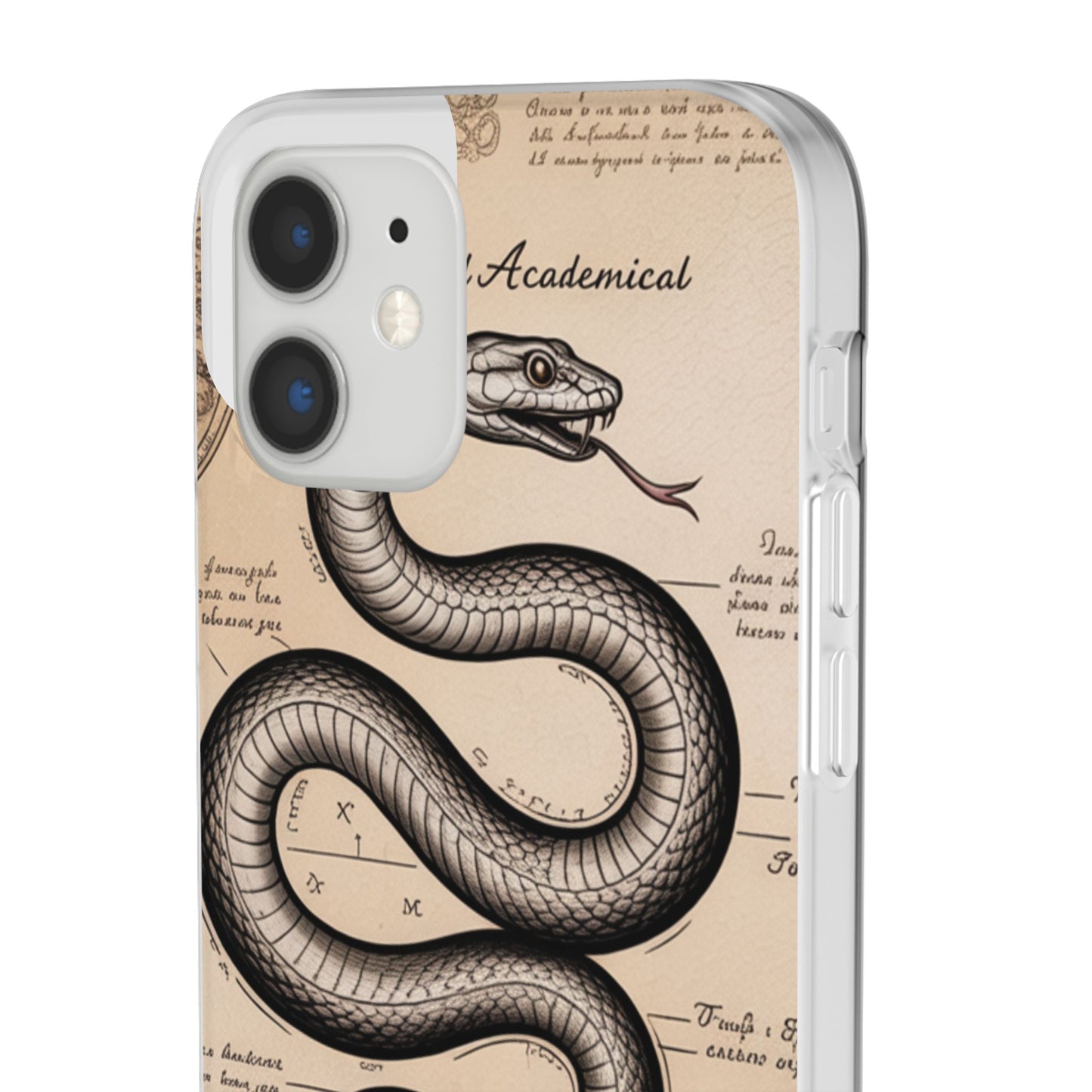 Flexi Cases - Dark Academia Snake & Celestial Map Collage Phone Cover