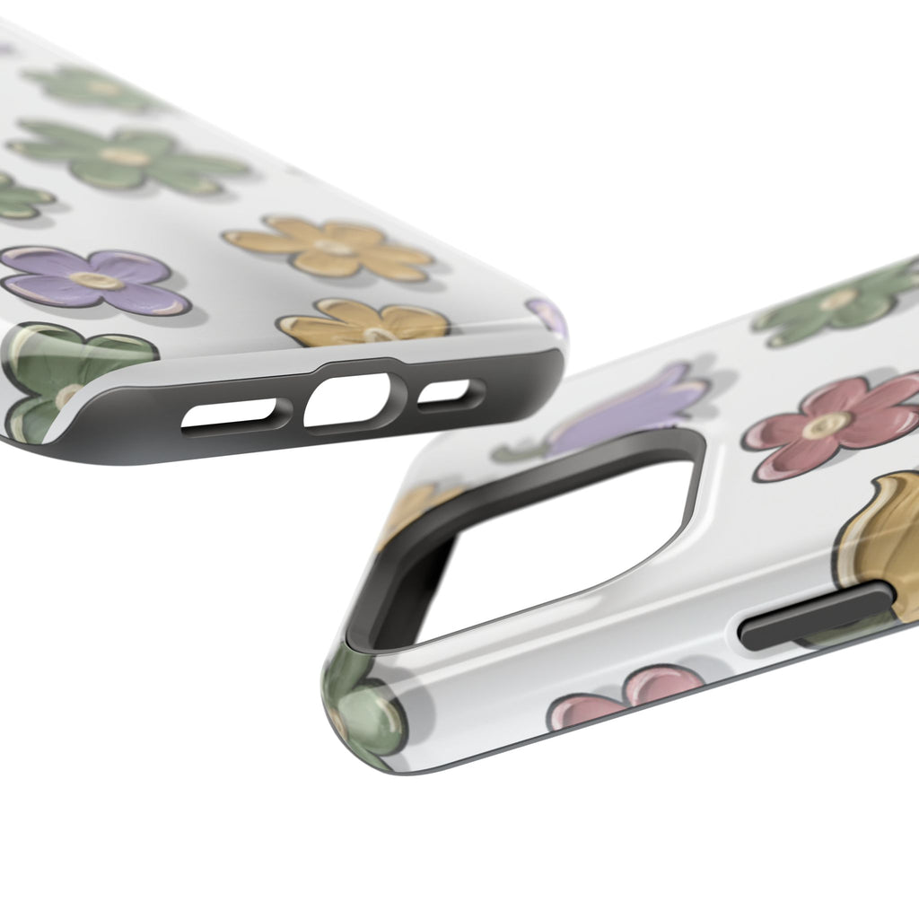 Magnetic Case — Whimsical Pastel Wildflower Design
