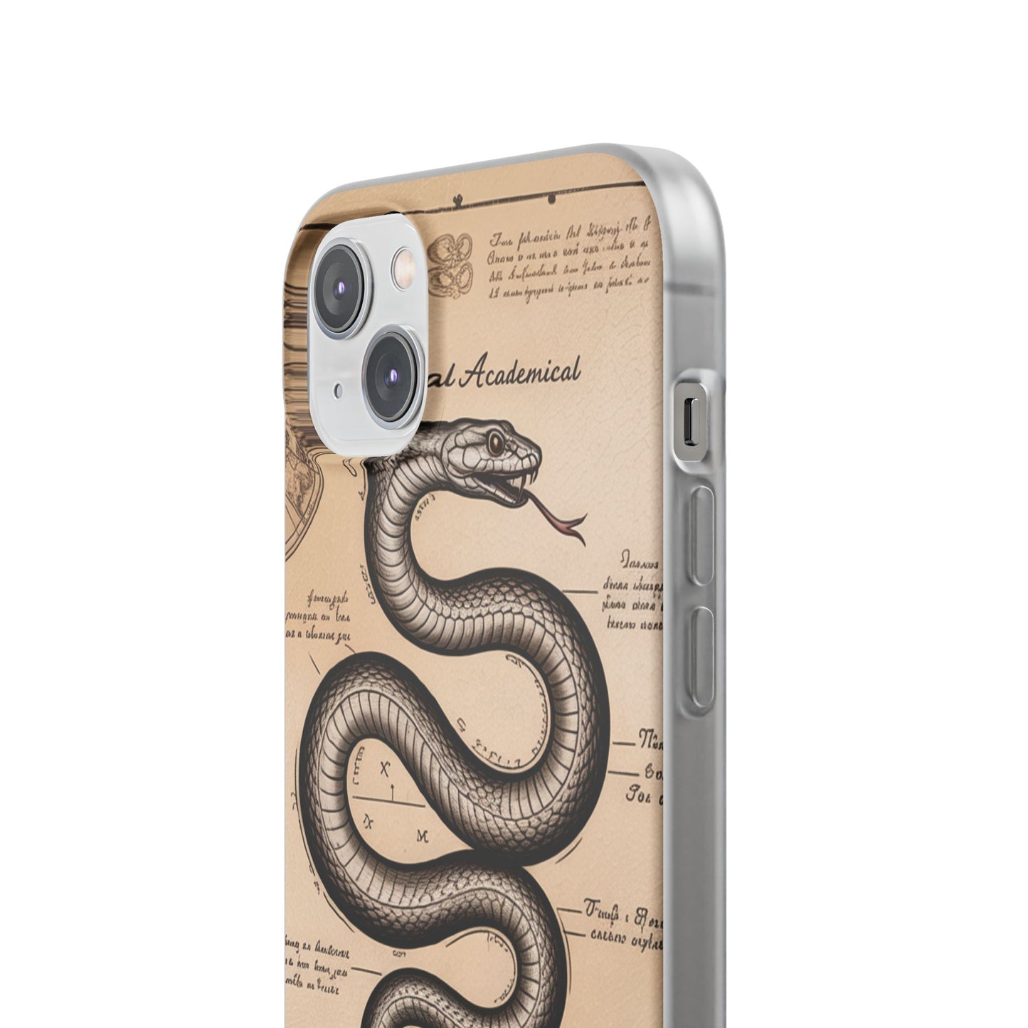 Flexi Cases - Dark Academia Snake & Celestial Map Collage Phone Cover