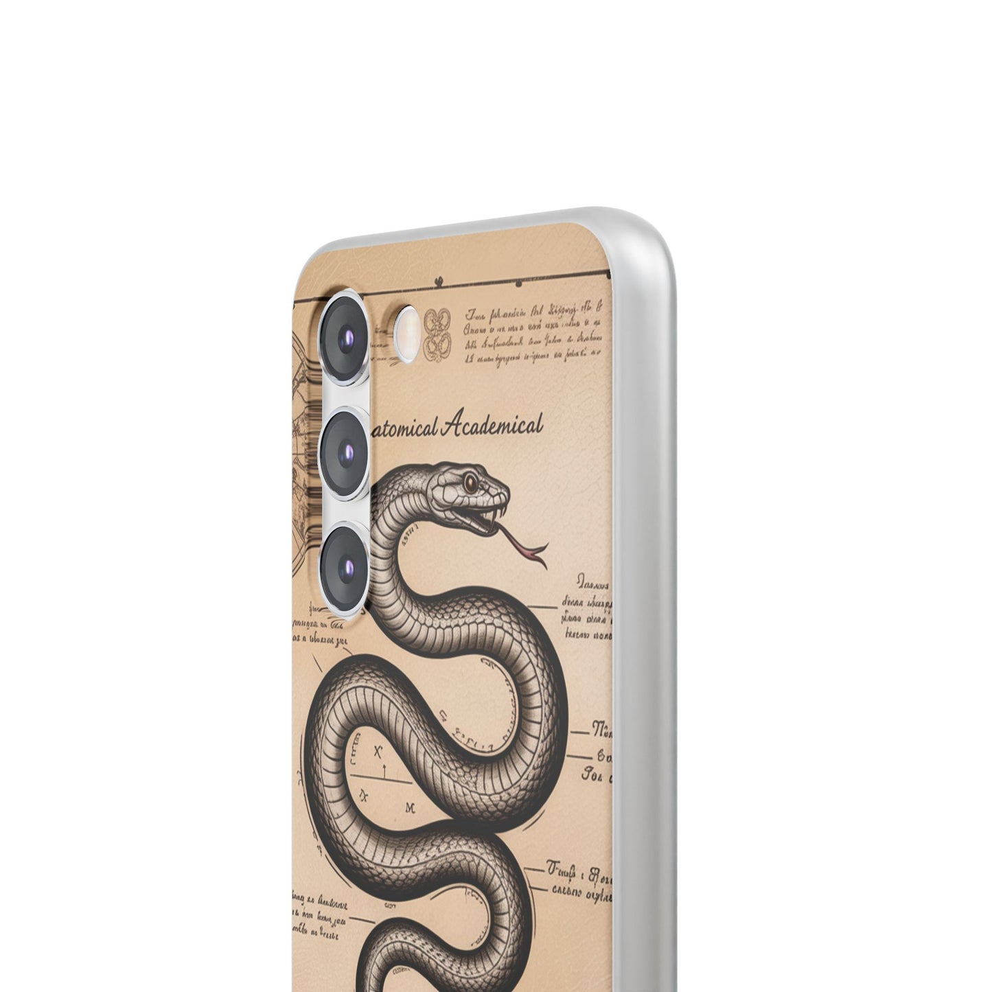 Flexi Cases - Dark Academia Snake & Celestial Map Collage Phone Cover