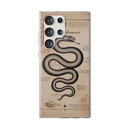 Flexi Cases - Dark Academia Snake & Celestial Map Collage Phone Cover